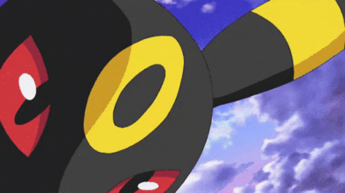 Black And Yellow Pokémon With Red Eye GIF