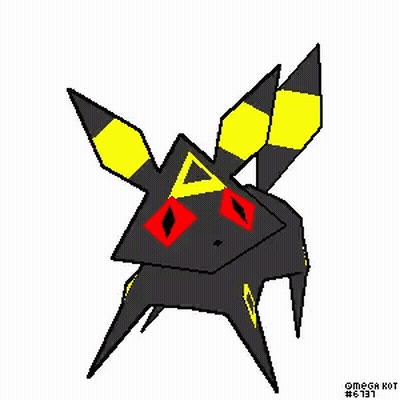 Black And Yellow Pokemon With Red Eyes And Yellow Wings GIF