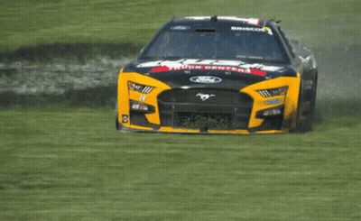 Black And Yellow Race Car Saying Truck Center GIF