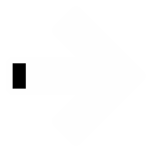 Black Arrow Pointing Right Sticker