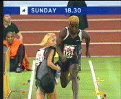 Black Athlete White Girl GIF