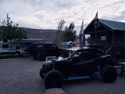 Black ATV With Can-Am On Front GIF
