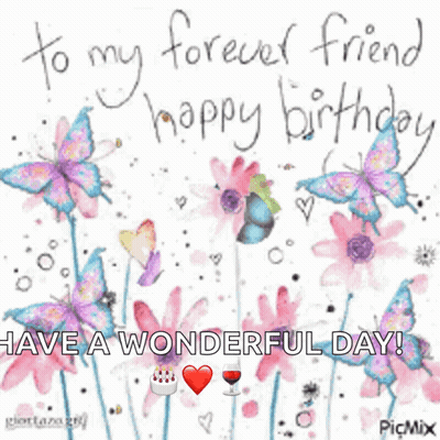 Black Background Balloons Confetti Happy Birthday To You Dane GIF