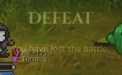 Black Background Defeat You Have Lost The Battle GIF