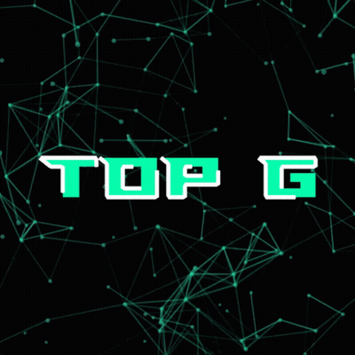 Black Background Green Lines Top G GIF
