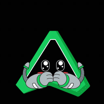 Black Background Green Triangle Saying Oh I Like GIF