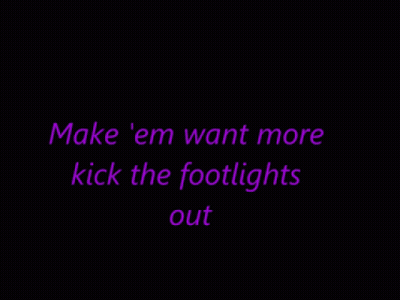Black Background Purple Text I Wanna Love Like Johnny GIF