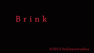 Black Background Red Text Brink 2013 Fesliyanstudios GIF