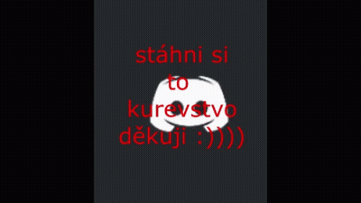 Black Background Red Text Stahni Si To Kurestvo Dekuji GIF