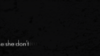 Black Background Saying Cause She Don't Love Me Anymore GIF