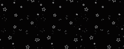 Black Background White Stars Lonely Hangout GIF