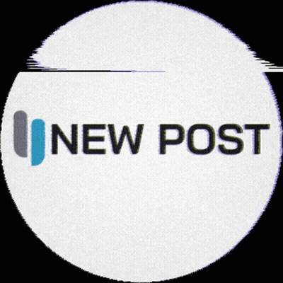 Black Background With Blue And White Design Symonacolina GIF