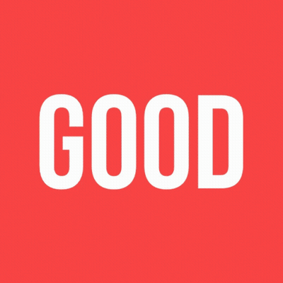 Black Background With Blue Hello Letters GIF