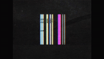Black Background With Colored Stripes GIF