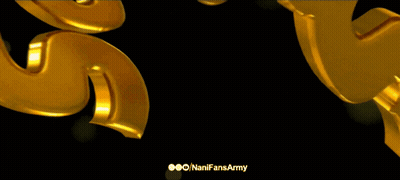 Black Background With Gold Letters Saying Nanifansarmy GIF