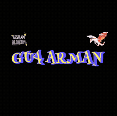 Black Background With Gua Arman And Dragon GIF