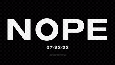 Black Background With Nope in White Letters