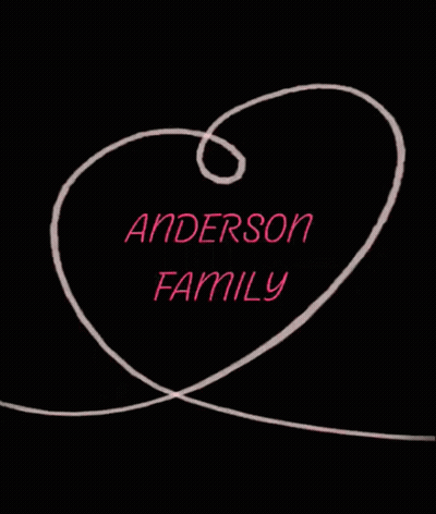 Black Background With Pink Anderson Family GIF