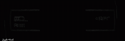 Black Background With Red And Green Stripe Saying Lost GIF