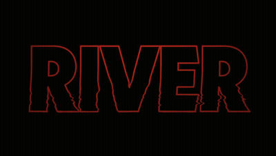 Black Background With Red River Text GIF