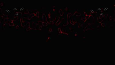 Black Background With Red Swirls And Circles GIF