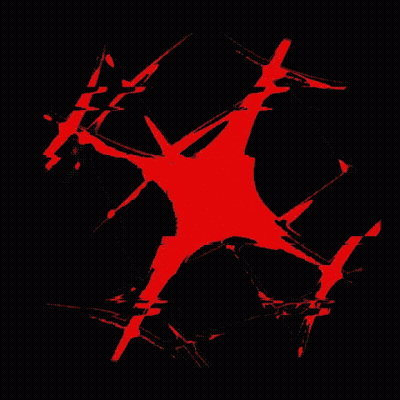 Black Background With Red White And Blue Graphic GIF
