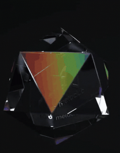Black Background With Shiny Objects GIF