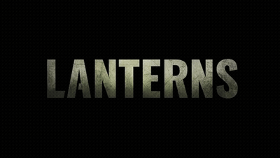 Black Background With Word Lanterns GIF