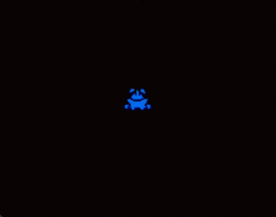 Black Background Wow In White Letters GIF