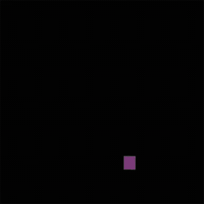 Black Bird With Purple Square GIF