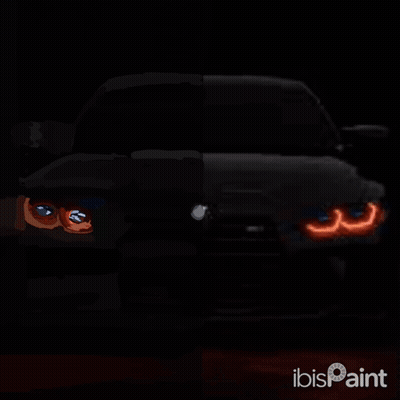 Black BMW With White License Plate GIF
