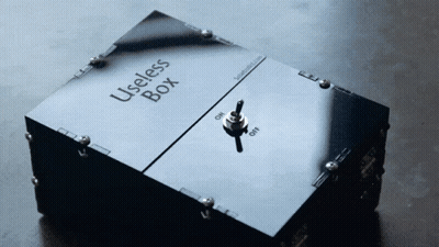 Black Box Saying Useless Box GIF