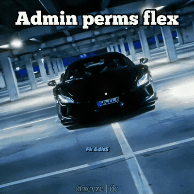 Black Car Driving Admin Perms Flex GIF