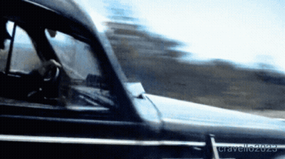 Black Car Driving With Cravello2020 GIF