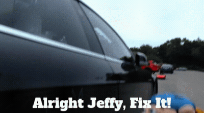 Black Car With Alright Jeffy Fix It GIF