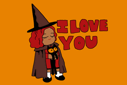 Black Cat I Love You Hug  GIF