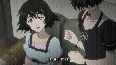 Black Cat Laying On Table With Ola Flo GIF