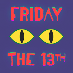 Black Cat Passing By Friday The 13Th GIF