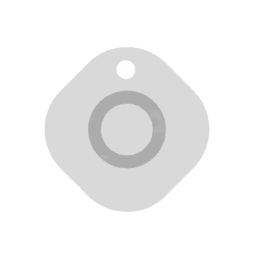 Black Circle With Green Inside Sticker