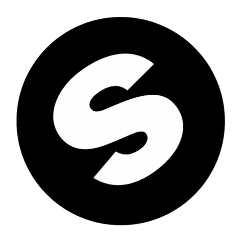 Black Circle With White S Sticker