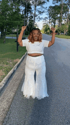 Black Curvy Woman Street Dancing GIF