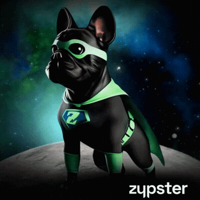 Black Dog In Superhero Costume Zupster GIF