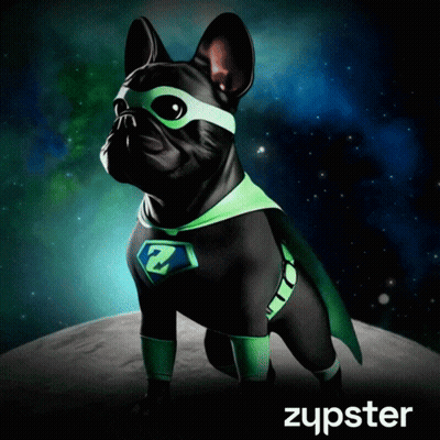 Black Dog In Superhero Costume Zupster GIF