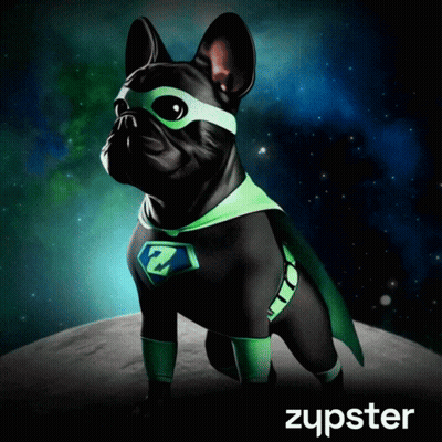 Black Dog In Superhero Costume Zupster GIF