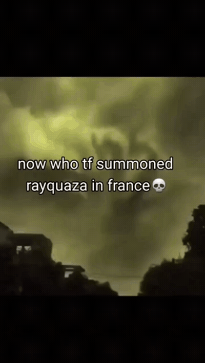 Black Dragon With Yellow Circle On Head GIF