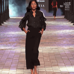 Black Fashion Attire GIF