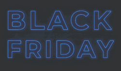 Black Friday Multi Colored Text Design