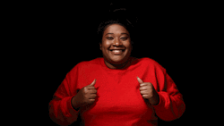 Black Girl Happy Chicken Dance GIF