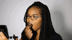 Black Girl Lipstick Makeup GIF