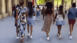 Black Girl Magic Vogue Walk GIF
